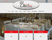 Tablet Screenshot of chefandicatering.com